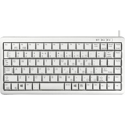 Жична клавиатура CHERRY G84-4100, USB, 86 клавиша, Светло сива