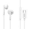 HAMA Слушалки "Season II" USB-C, накрайници, микрофон, защита от прегъване на кабел, бял