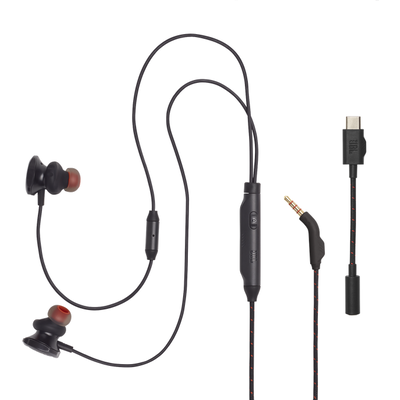 Слушалки JBL Quantum 50C, In Ear, Черен