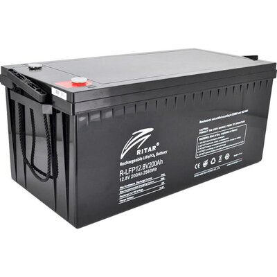 Литиево йонна LiFePO4 Батерия за соларни системи LFP12.8V200AH  12V / 200Ah -522/ 240 /219 mm  F12/M8  RITAR