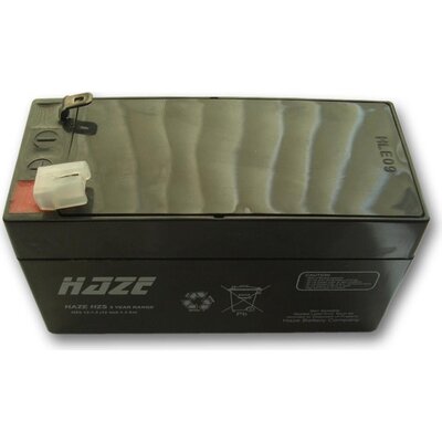 Оловна батерия Haze HZS12-1.3, 12V / 1.3Ah- AGM