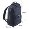 HAMA Раница за лаптоп "Premium Lightweight", до 41 см (16,2"), тъмносиня