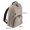 HAMA Раница за лаптоп "Premium Lightweight", до 41 см (16,2"), бежов