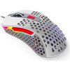 Геймърска мишка Xtrfy M4 Retro, RGB, Бял/Сив/Червен