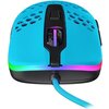 Геймърска мишка Xtrfy M42 Miami Blue, RGB, Син