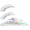 Геймърска мишка Xtrfy M42 White, RGB, Бял