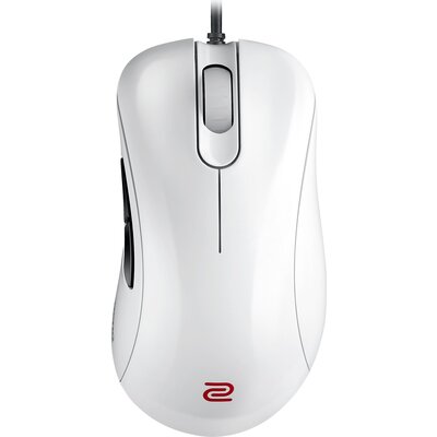 Геймърска мишка ZOWIE EC2-A, Оптична, Кабел, USB, Бяла