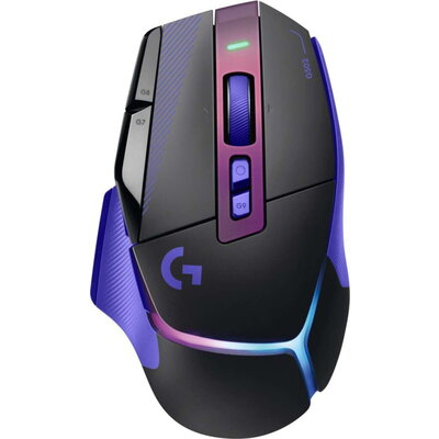 Геймърска безжична мишка Logitech G502 X Plus Lightsync RGB - Dark Lilac