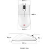 Геймърска безжична мишка ZOWIE FK2-DW 4K, бяла