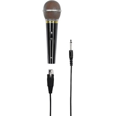 Аудио микрофон HAMA DM 60, 3м кабел. 6.3мм жак, черен - DM 60