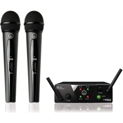 Система с 2 безжични микрофона AKG WMS40 Mini Dual Vocal Set - AKG WMS40 Mini Dual Vocal Set