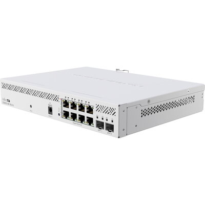 Суич MikroTik CSS610-8P-2S+IN, 8 x Gigabit Ethernet ports, 2 x SFP, PoE out