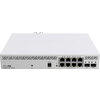 Суич MikroTik CSS610-8P-2S+IN, 8 x Gigabit Ethernet ports, 2 x SFP, PoE out