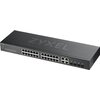 Суич ZYXEL GS1920-24V2, 24 портов Gigabit Smart-Managed,Fanless, за монтаж в шкаф