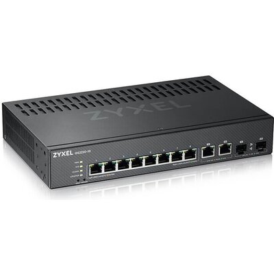 Суич ZYXEL GS2220-10, 10 портов управляем L2, 8x Gigabit + 2x Gigabit combo (RJ45/SFP)