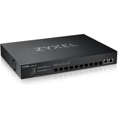 Суич ZyXEL XS1930-12F 10-портов 10GbE SFP + 2x10Gb RJ-45 порта смарт управляем