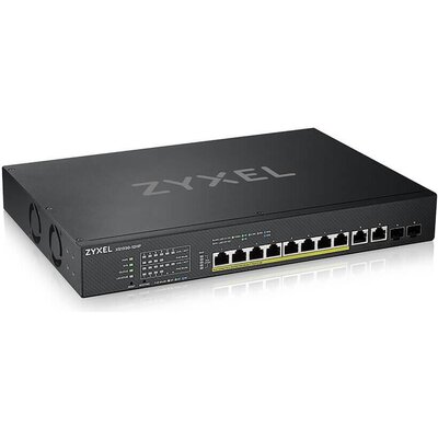 ZyXEL XS1930-12HP 10-портов 10GbE суич + 2xSFP порта смарт управляем PoE