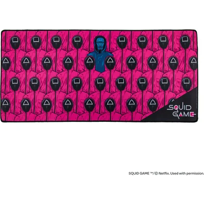 Пад за мишка Netflix Squid Game - Front Man And Guards Desk Mat