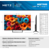 METZ Телевизор 43" 43MQF7500Z UHD 4K QLED SMART TV, Google TV, Клас G
