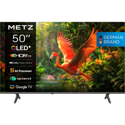 Телевизор METZ 50" 50MQH7500Z UHD 4K QLED+ Google TV, Клас E