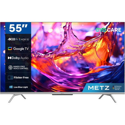 Телевизор METZ 55MUD7000Y, 55"(139 см), LED Smart TV, Google TV, UHD, Черен