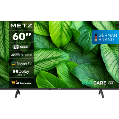 Телевизор METZ 60" 60MUF7000Z Ultra HD 4K LED Google TV, Клас E