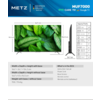 METZ Телевизор 75" UHD LED SMART TV, 4K, Google TV, Frameless