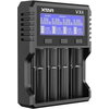 Зарядно устройство за NIMH/LiIon батерии 4 гнезда LCD дисплей USB VX4 SET  XTAR