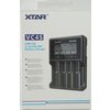 Зарядно у-во XTAR VC4SL, 4 гнезда, LCD дисплей, USB, LiIon & NIMH, 18650, CR123, AA, AAA