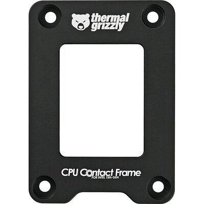 Контактна рамка Thermal Grizzly CPU Contact Frame, За LGA 1700, Алуминий, Черен