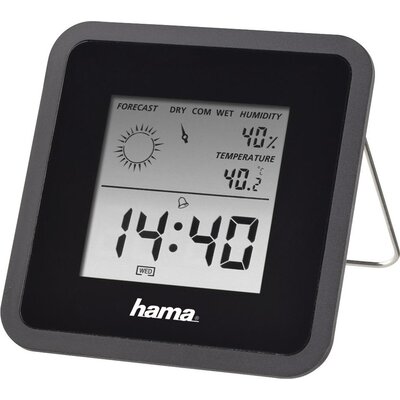 Цифров термометър/хигрометър HAMA TH50, Черен - 