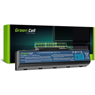 Батерия  за лаптоп GREEN CELL, Acer Aspire 5532 5732Z 5734Z eMachines E525 E625 E725 G430 G525 G625 AS09A31 AS09A41, 11.1V, 4400