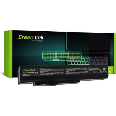 Батерия за лаптоп GREEN CELL FPCBP344, Fujitsu LifeBook N532 NH532 MSI A6400 CR640 CX640 MS-16Y1, 14,4V, 4400mA