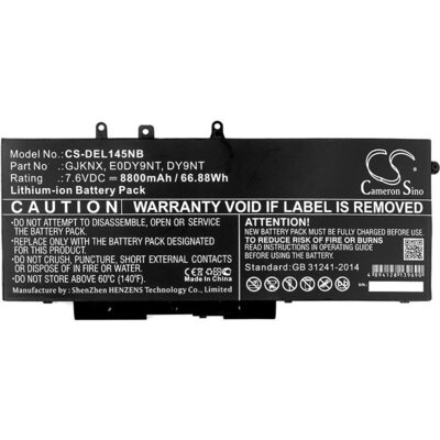 Батерия за лаптоп DELL Latitude 14 5490, Latitude 15 5590, Precision 3520 LiIon 7.6V 8800mAh CAMERON SINO Батерия за лаптоп DELL Latitude 14 5490, Latitude 15 5590, Precision 3520 LiIon 7.6V 8800mAh CAMERON SINO