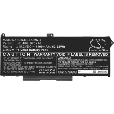 Батерия за лаптоп DELL Latitude 14 5420, Latitude 15 5520, Precision 15 3560 LiPo 15.2V 4100mAh CAMERON SINO Батерия за лаптоп DELL Latitude 14 5420, Latitude 15 5520, Precision 15 3560 LiPo 15.2V 4100mAh CAMERON SINO