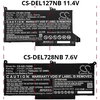 Батерия  за лаптоп DELL CTOL7480-D1506CN, Latitude 12 7000, Latitude 13 7380 LiIon 7.6V 7500mAh CAMERON SINO