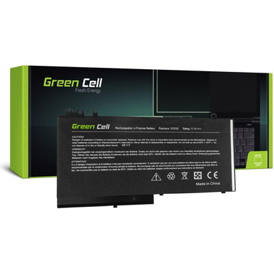 Батерия за лаптоп GREEN CELL, Dell Latitude 12 5250 E5250 14 E5450 15 E5550 11 3150 3160 RYXXH  11,1V 2900mAh