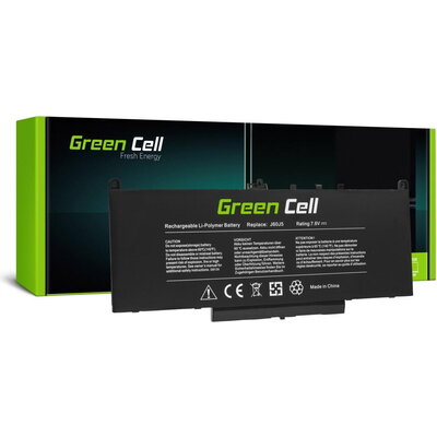 Батерия за лаптоп  Dell Latitude E7270 E7470 J60J5 7,6V 5800mAh GREEN CELL