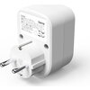 HAMA 3-мултипортов контакт, 1 x USB-C PD, 1 x USB-A, 1 x Шуко контакт, 30W PD