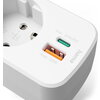 HAMA 3-мултипортов контакт, 1 x USB-C PD, 1 x USB-A, 1 x Шуко контакт, 30W PD