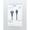 Захранващ кабел HAMA euro-plug- 3-pin socket, 1.5 m, Черен