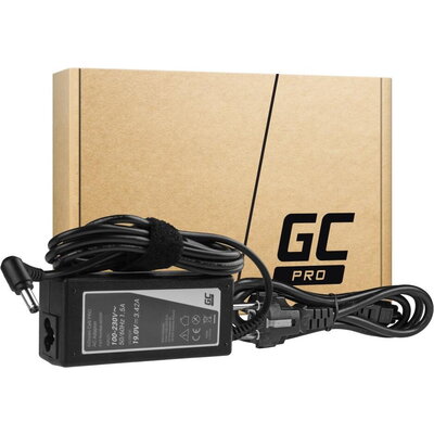 Захранване за лаптоп GREEN CELL, PRO Charger / AC Adapter 19V 3.42A 65W for Asus R510C R510L R556L X550C X550L Toshiba Satellite