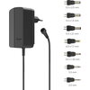 HAMA Универсално захранване, регулируемо, 1500mA, 24W, max. 24V, 7 адаптера