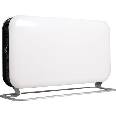 2000W portable convection heatet, LED display, steel fronts, fan,alu feet