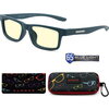 Детски компютърни очила GUNNAR Cruz Kids Small, Amber Natural, Тюркоаз