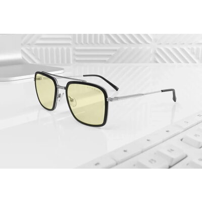Компютърни очила GUNNAR Baron Silver - Amber