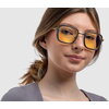 Геймърски очила GUNNAR Fallout Vault 33 Gunmetal/Olive - Amber