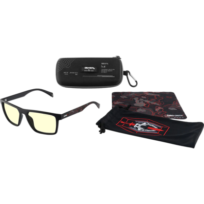 Комплект GUNNAR x Call of Duty Alpha Edition - Onyx/Infrared - Amber - Очила + калъф