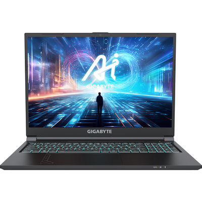 Лаптоп GIGABYTE G6 MF-H2EE853KD - 16" FHD 165Hz, Intel Core i7-13620H, 16GB DDR5, 512GB SSD, GeForce RTX 4050