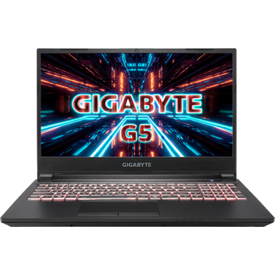 Лаптоп GIGABYTE G5 KC 15.6" FHD 144Hz IPS, Inte i5-11400H 2.7 Ghz , 2 x 8GB, 512GB SSD, RTX 3050, Windows 10 Home